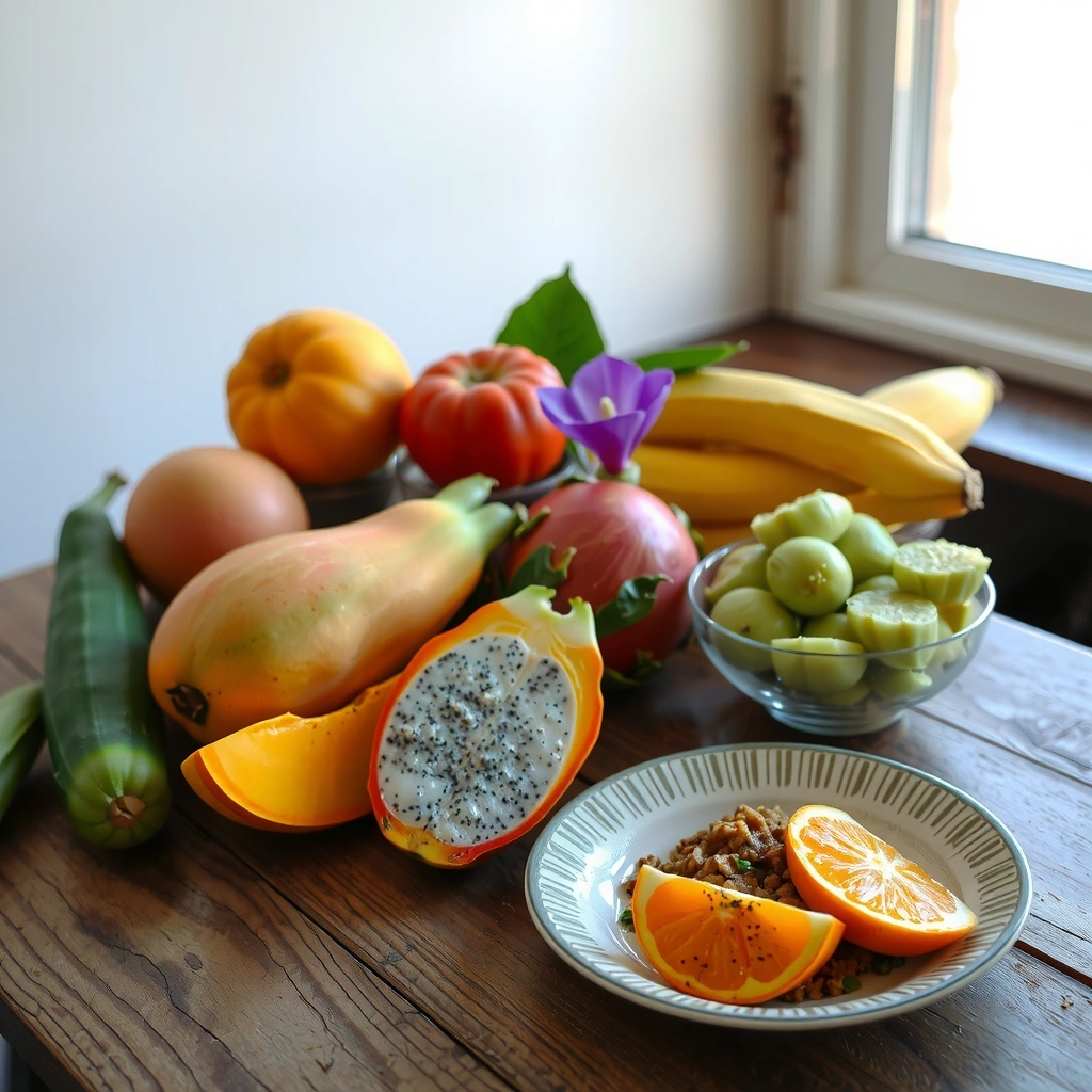 ผลไม้และผักสด